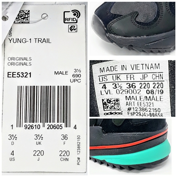 adidas Yung-1 Trail shoes - Picture 8 of 8